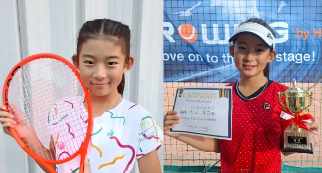 丸山凛花 ジュニアテニスプレーヤー